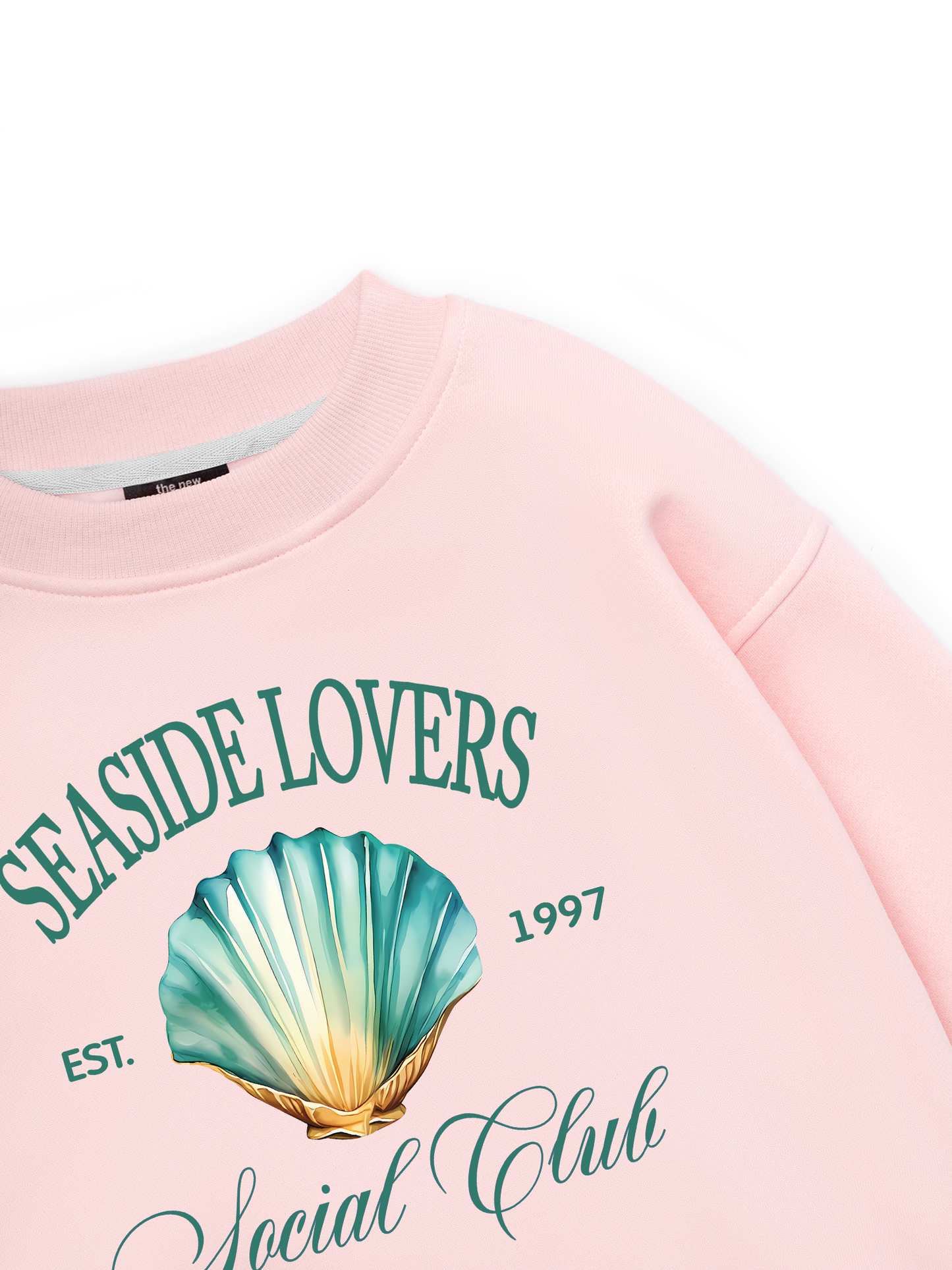 Ocean Seaside Love Green Sweater