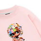 Colorful Plush Doll Head Cover Cartoon girl Sweater