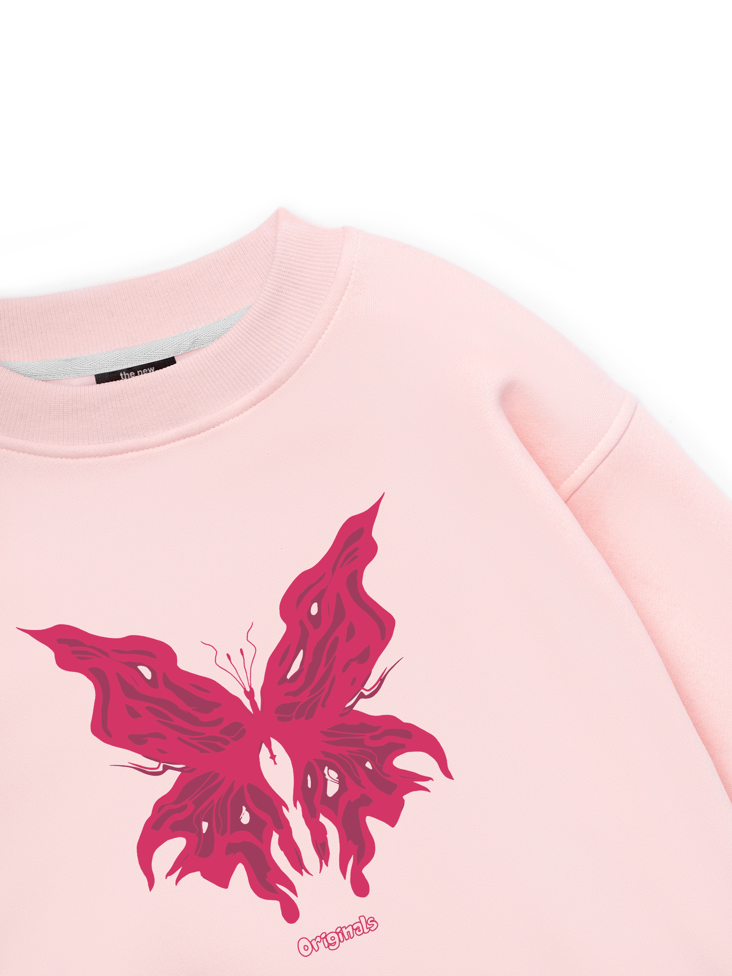 Pink Butterfly Sweater