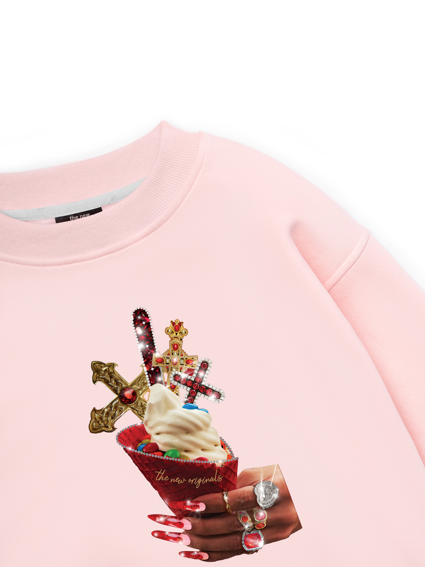 Gem Cross Ice Cream Sweater