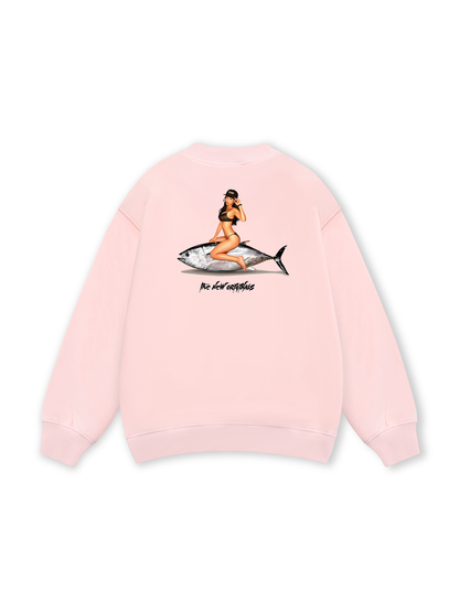 Ocean Vibes With Bikini Girl Sweater