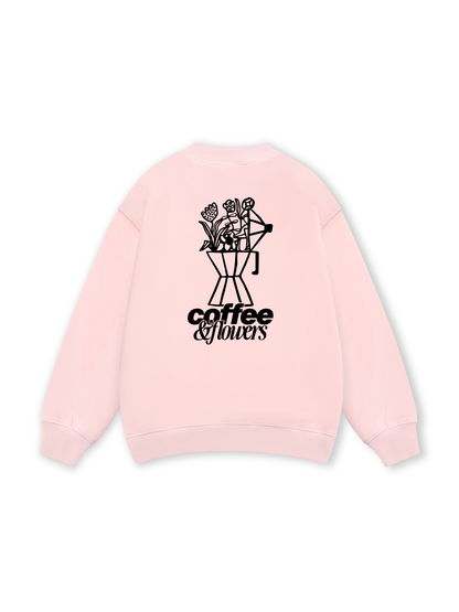 Coffee & Flowers Oversized Sweater