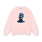 Blue Daisy Hairstyle Sweater