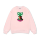 Summer Dopamine Kitty Cap Pink Gradient Sweater