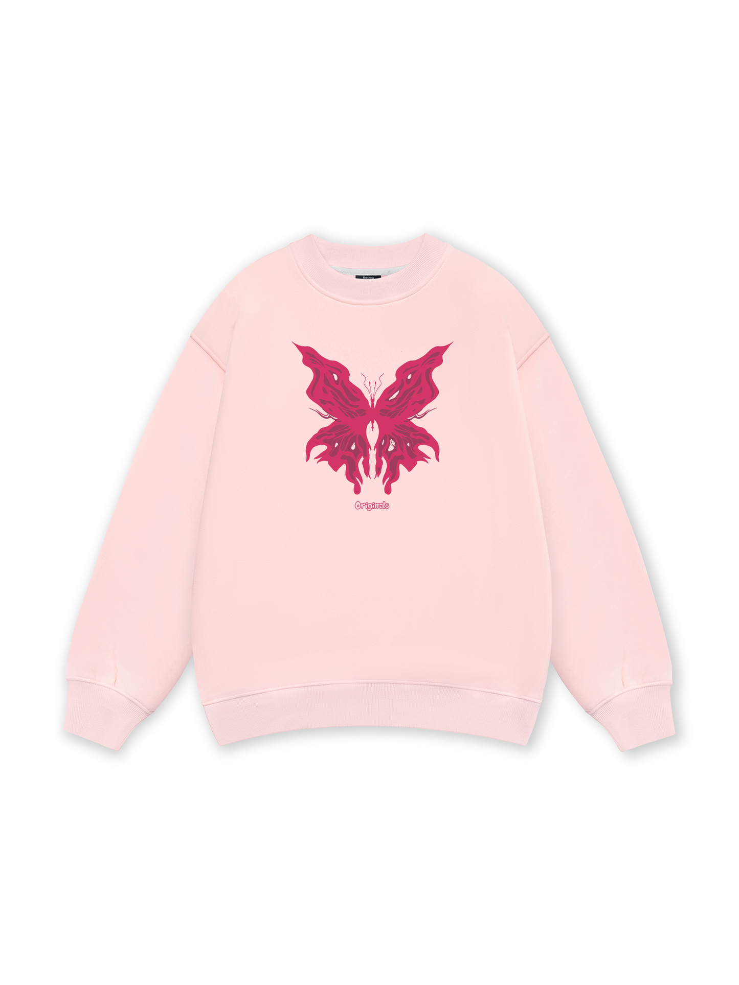 Pink Butterfly Sweater