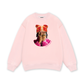 Jewel Ring & Orange Kitty Cap Wash Sweater