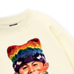 Bad Boy & Rainbow Crochet Hat Sweater