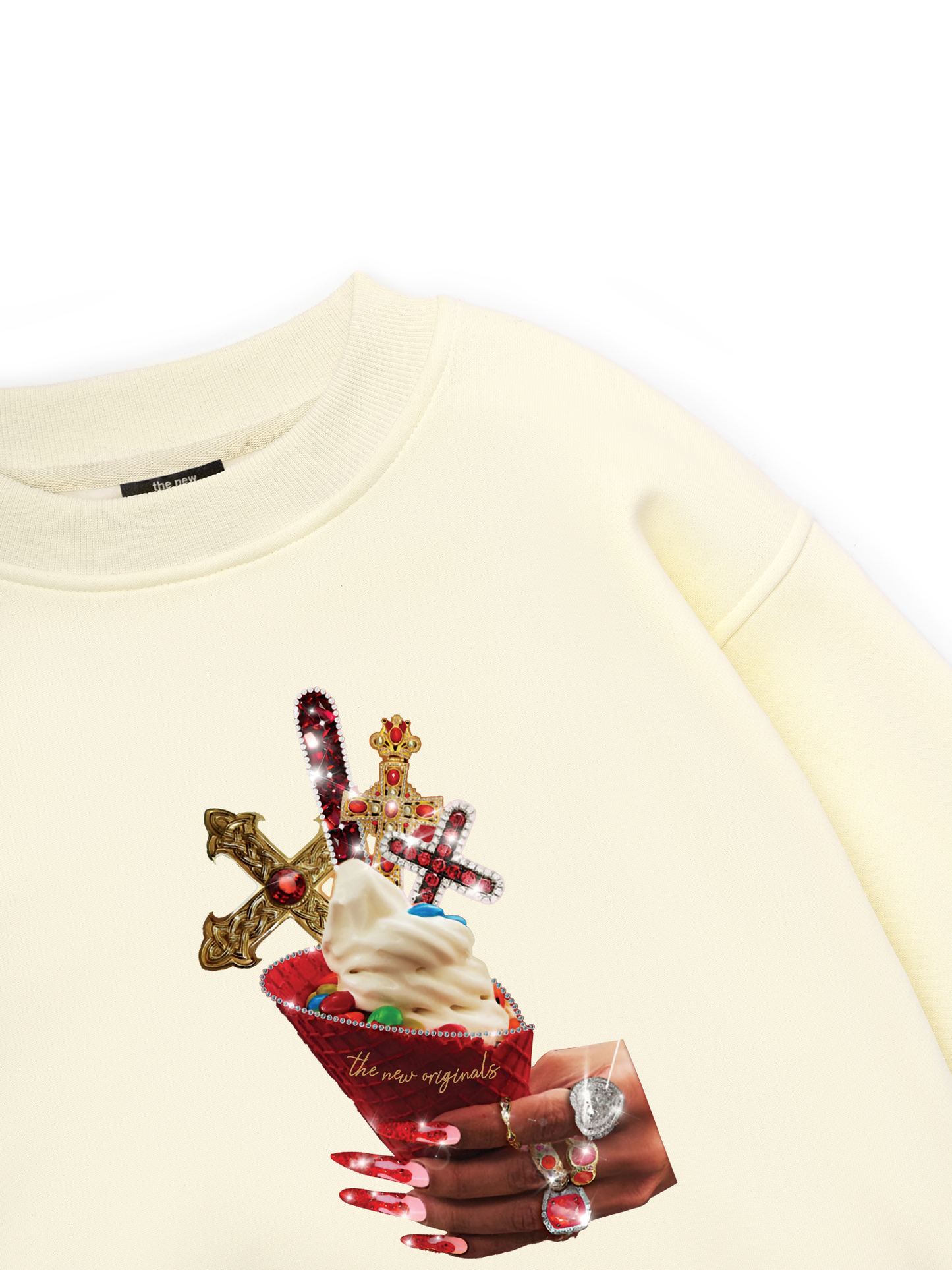 Gem Cross Ice Cream Sweater