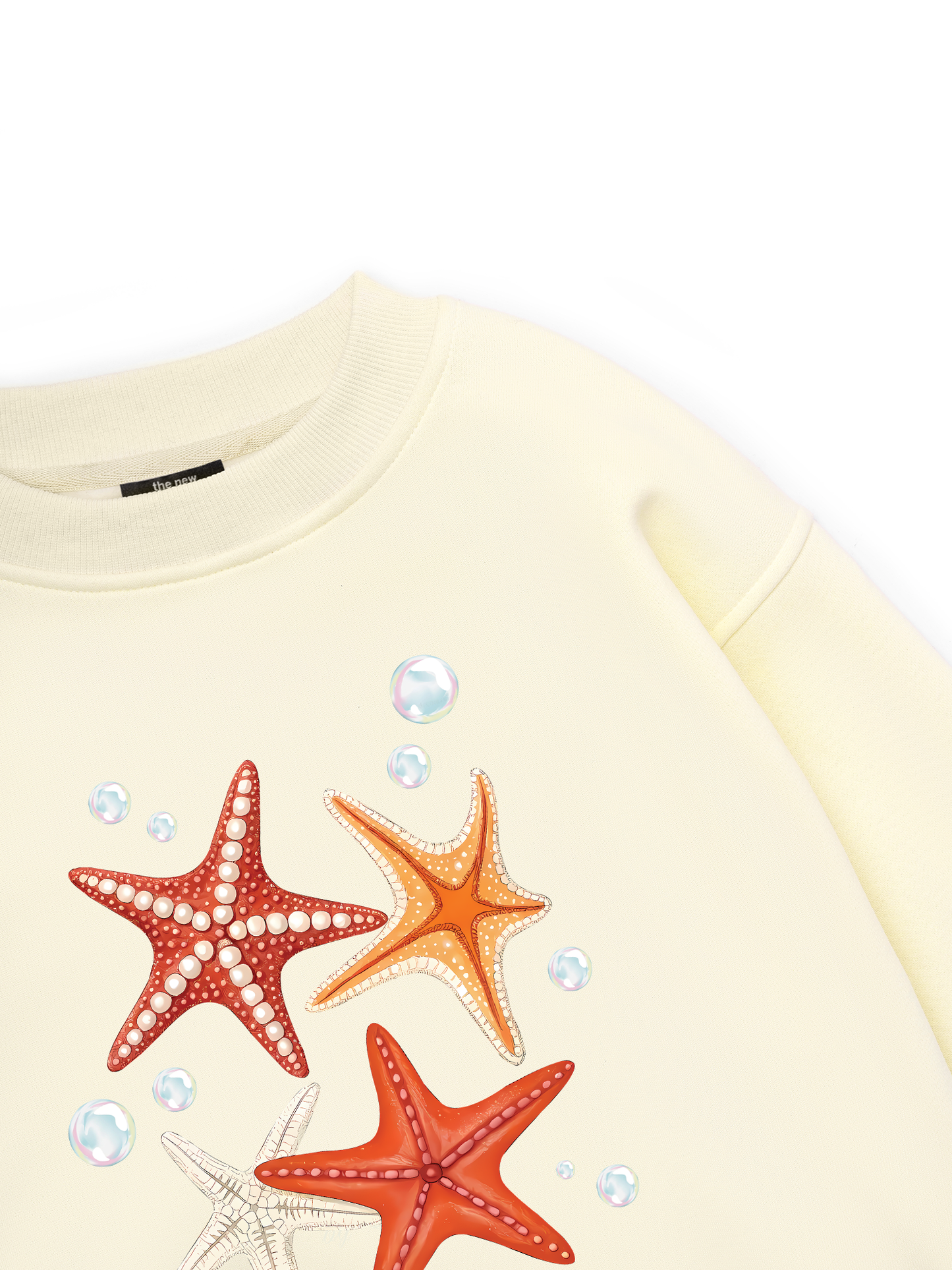 Ocean Orange StarFish  Sweater