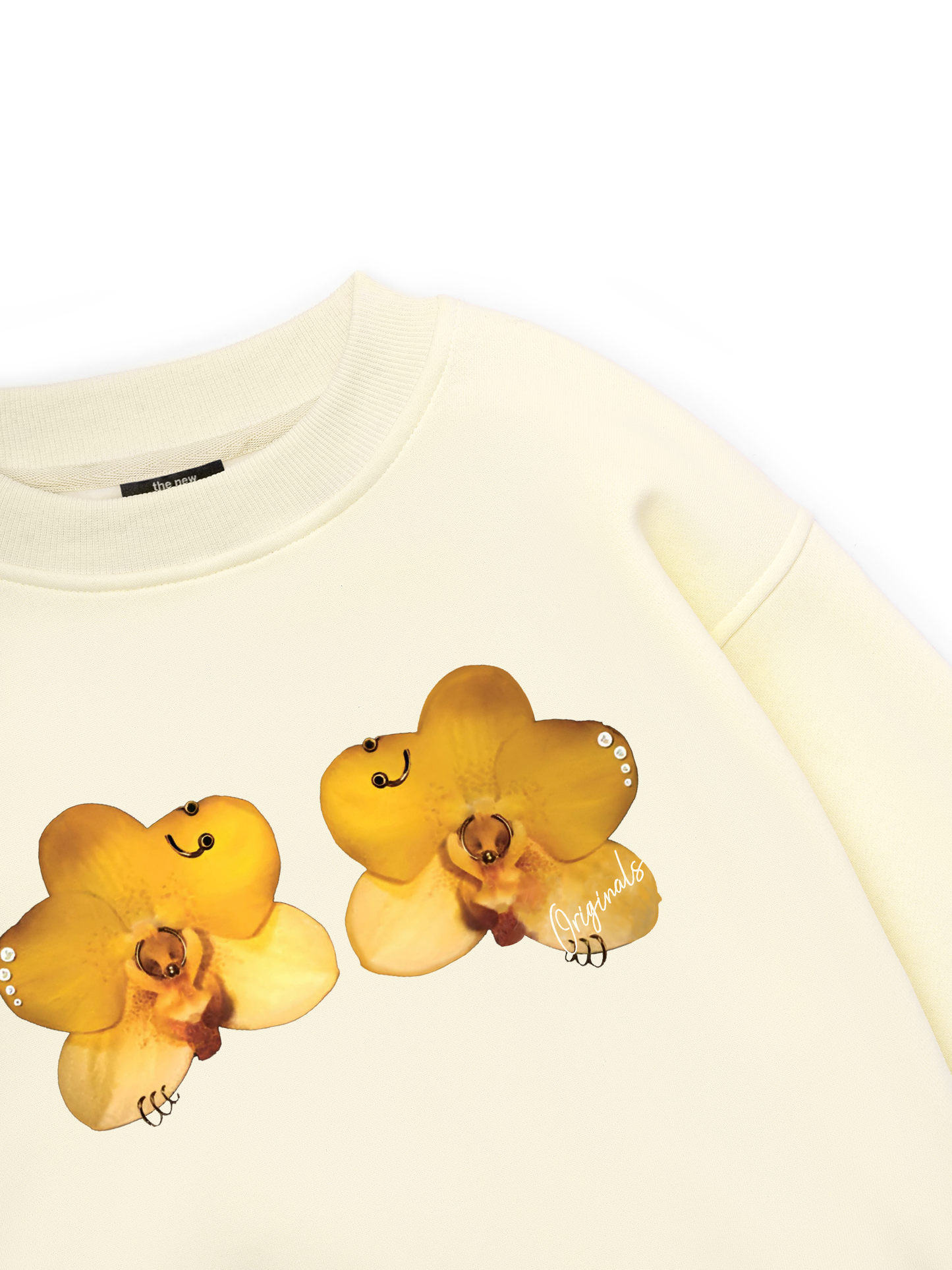 Flower Piercing Art Sweater