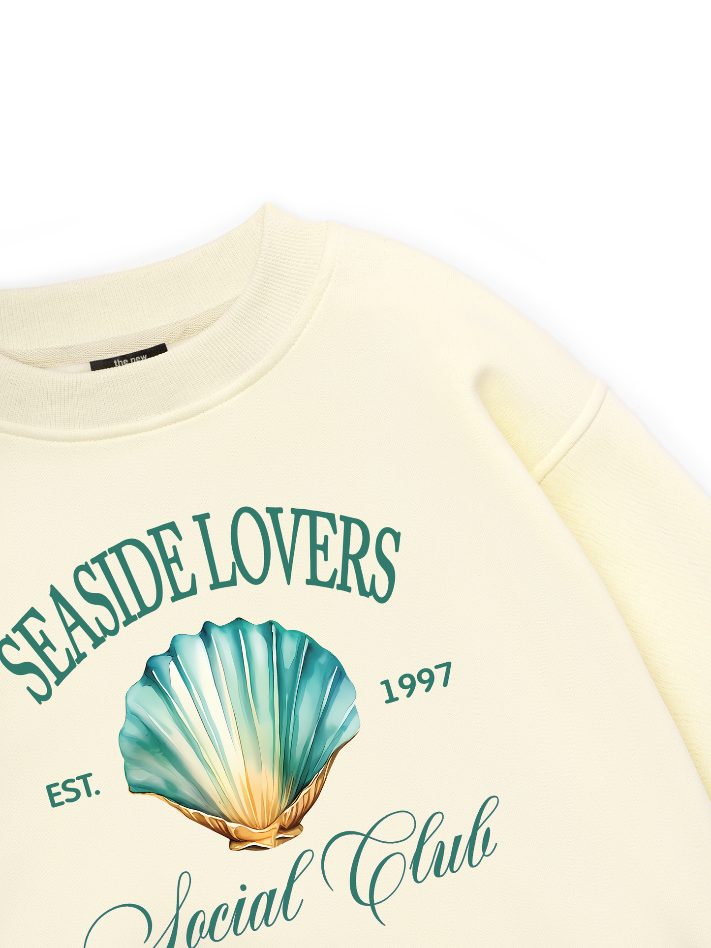 Ocean Seaside Love Green Sweater