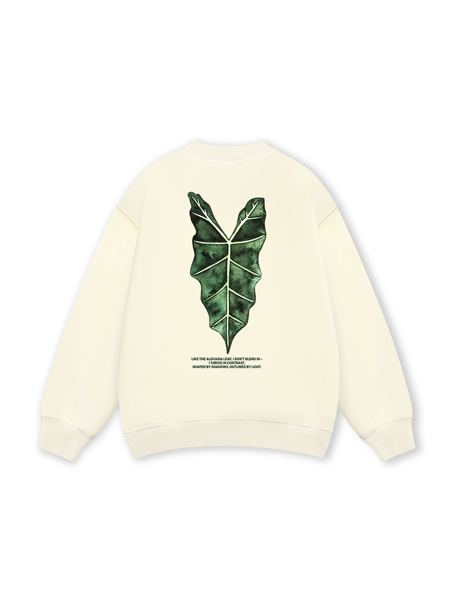 Tropical Alocasia Leaf Sweater