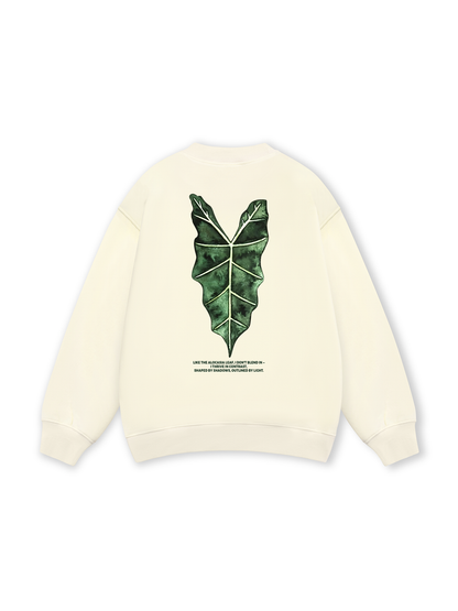 Tropical Alocasia Leaf Sweater