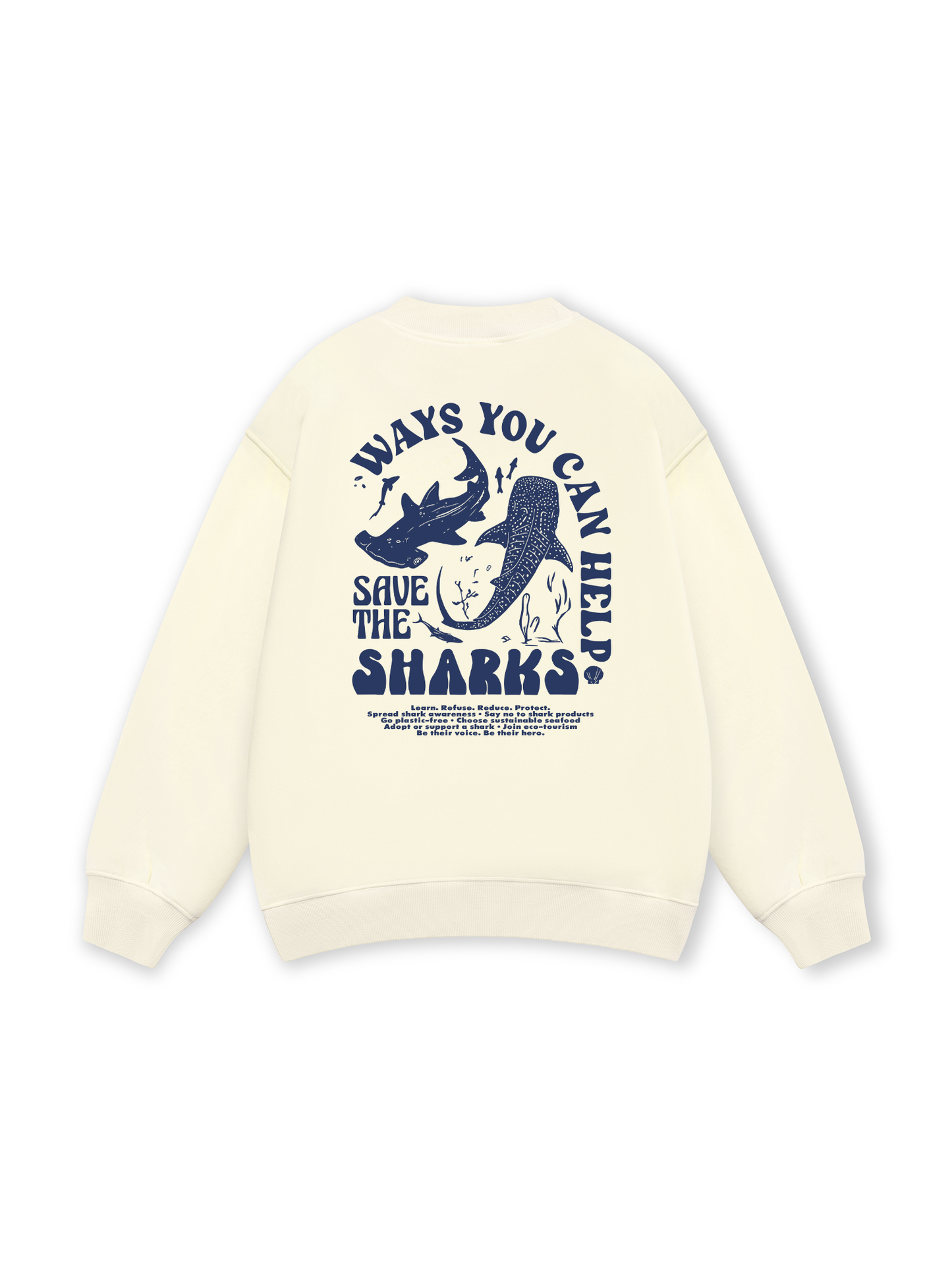 Ocean Save The Shark Sweater