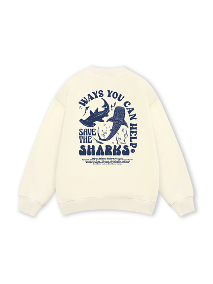 Ocean Save The Shark Sweater