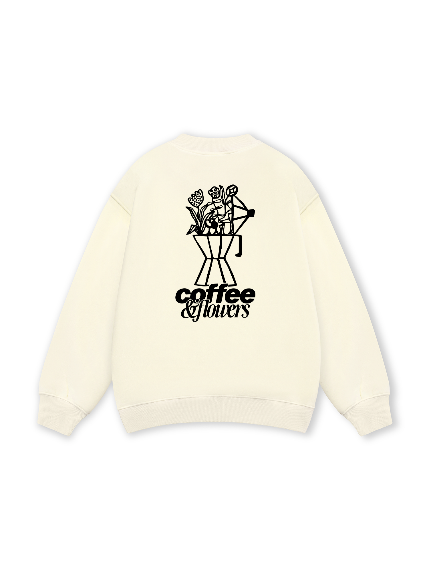 Coffee & Flowers Oversized Sweater