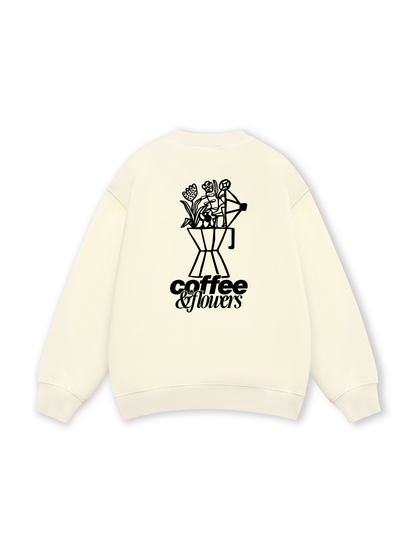 Coffee & Flowers Oversized Sweater