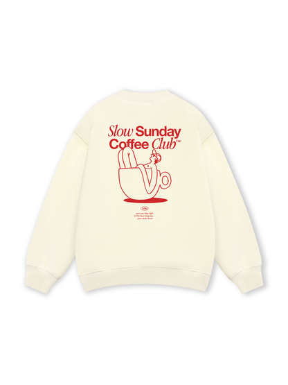 Slow Sunday Coffee Club Sweater