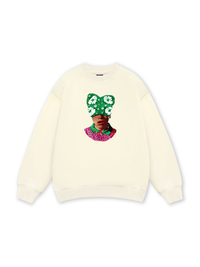 Summer Dopamine Kitty Cap Pink Gradient Sweater