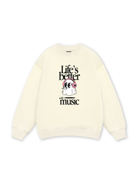 Life_s Better With Music Sweater