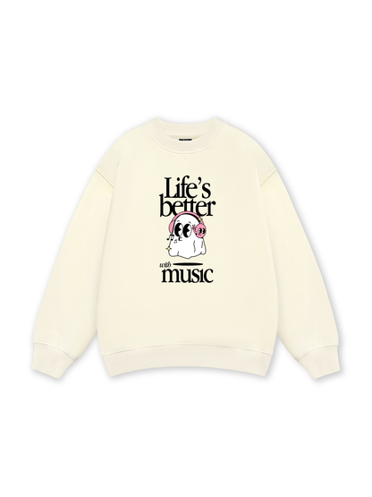 Life_s Better With Music Sweater