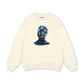 Blue Daisy Hairstyle Sweater