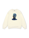 Blue Daisy Hairstyle Sweater