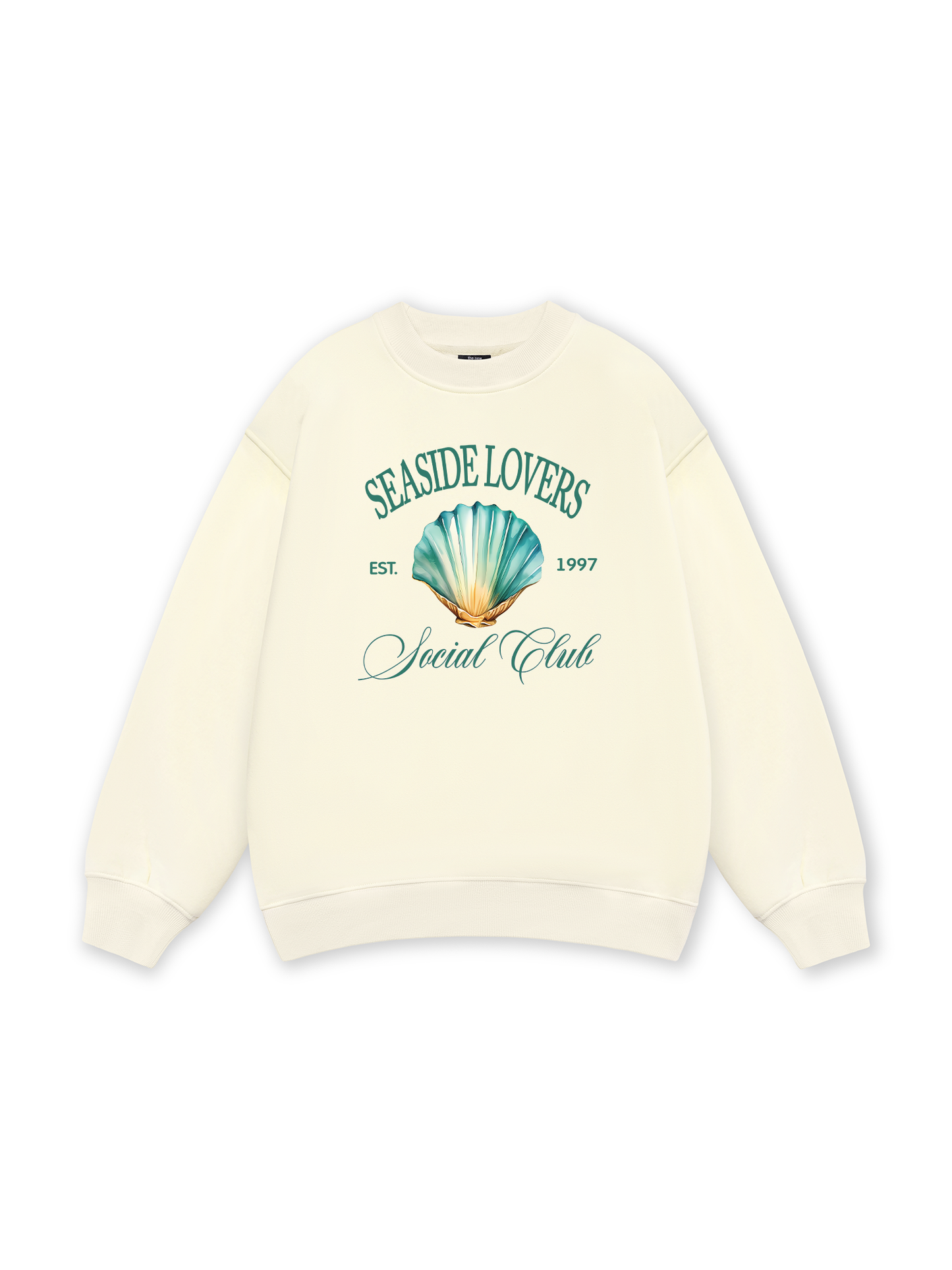 Ocean Seaside Love Green Sweater