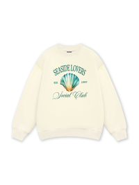 Ocean Seaside Love Green Sweater