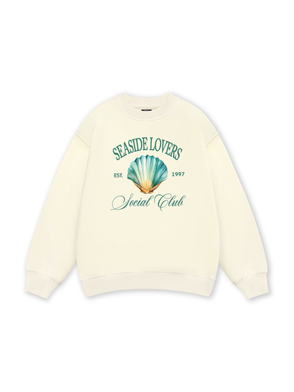 Ocean Seaside Love Green Sweater