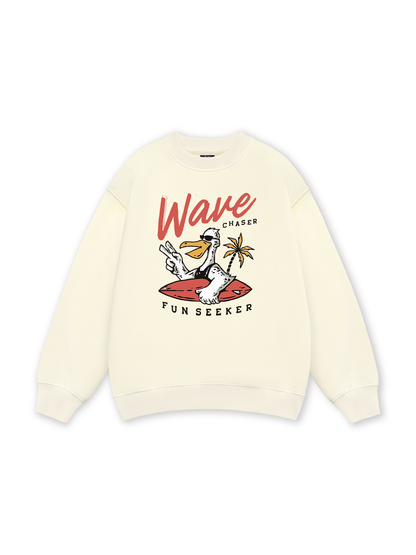 Ocean Duck Waves Sweater