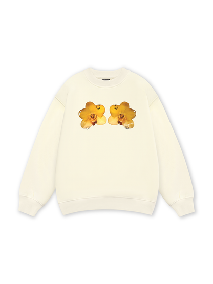 Flower Piercing Art Sweater