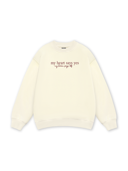 My Heart Say Yes Sweater