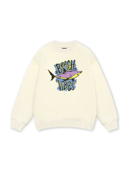 Ocean Beach Vibes Shark Sweater