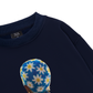 Blue Daisy Hairstyle Sweater