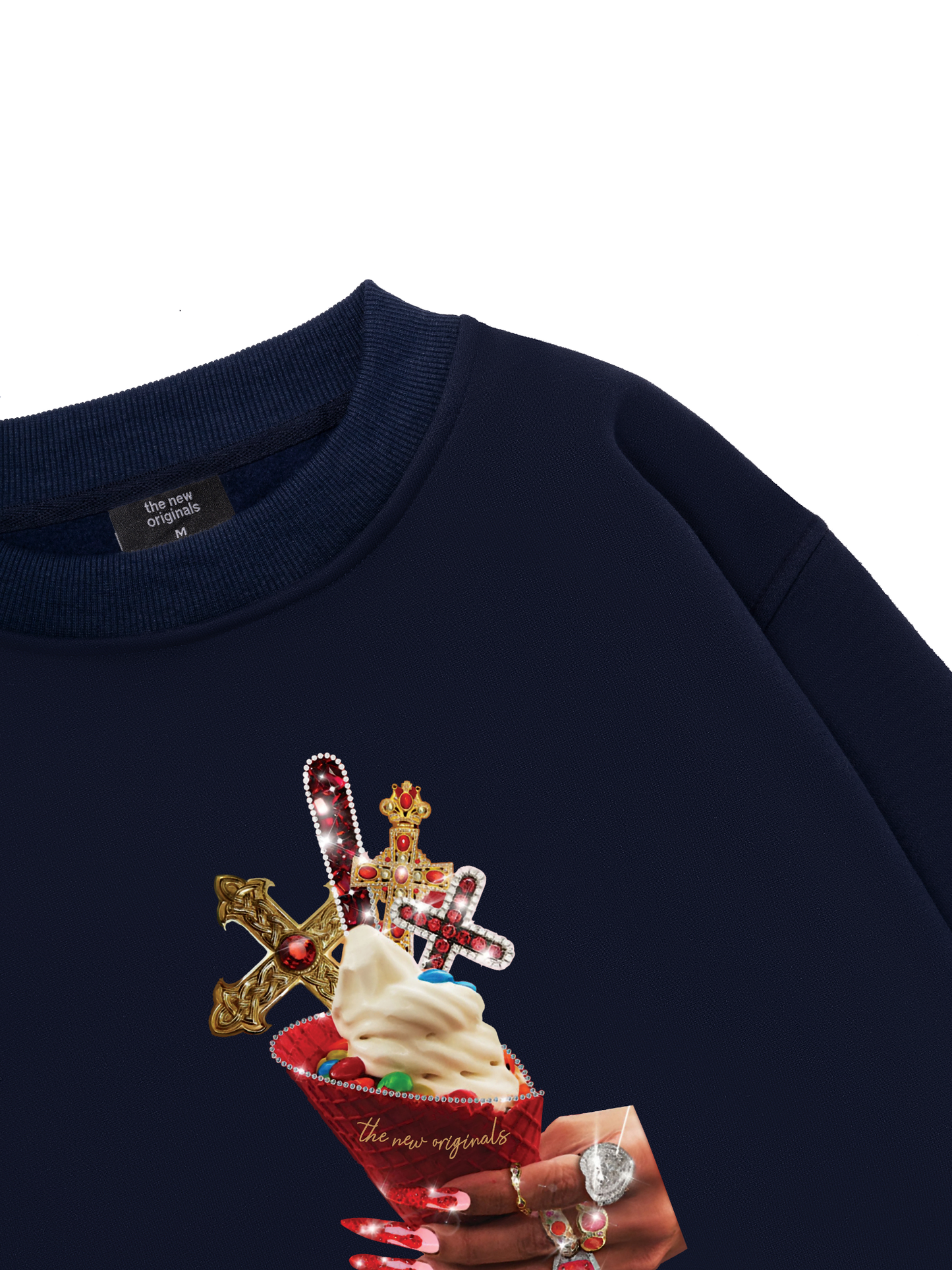 Gem Cross Ice Cream Sweater