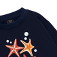 Ocean Orange StarFish  Sweater