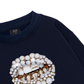 Art Pearl Lip Black Sweater
