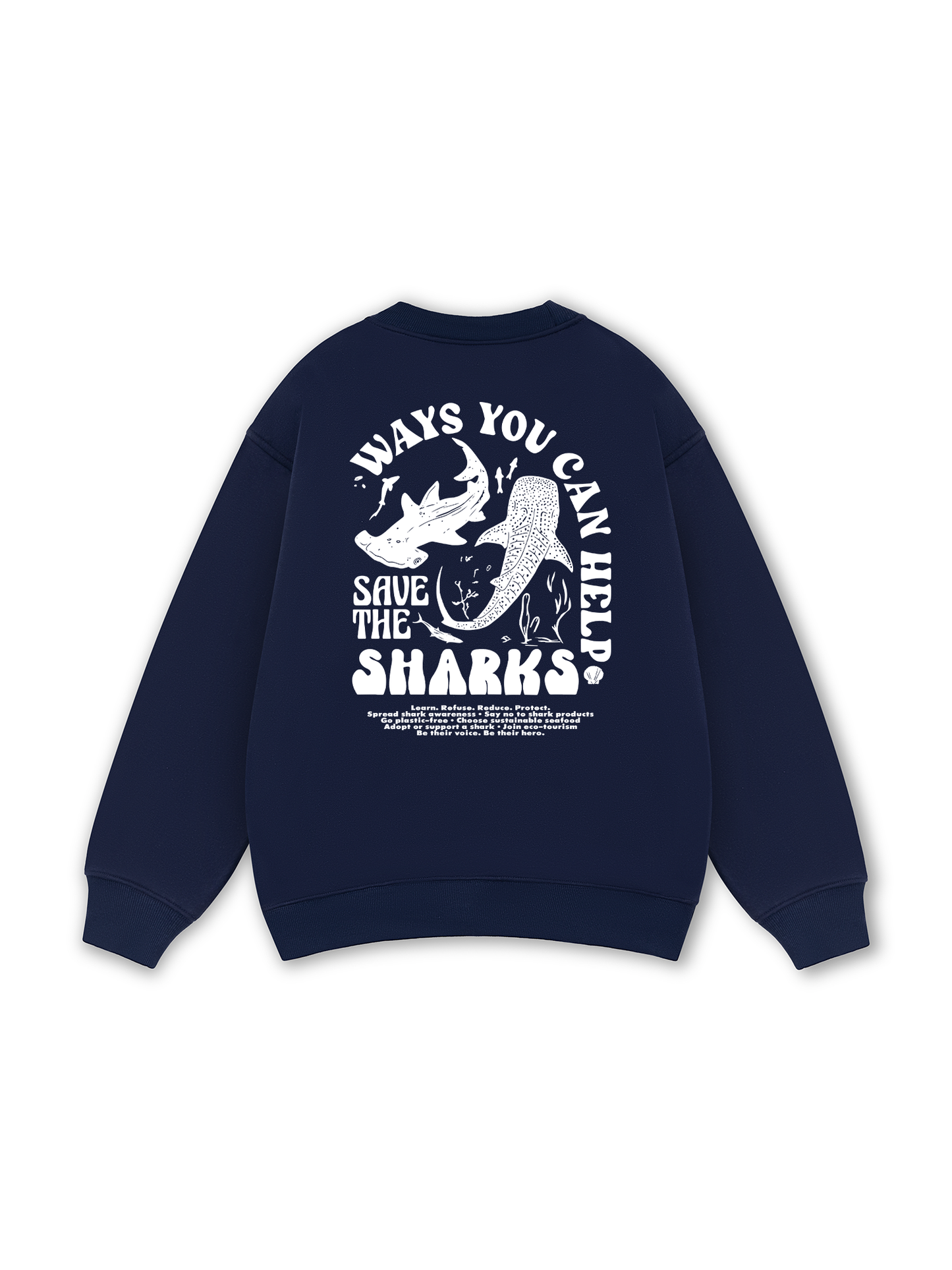 Ocean Save The Shark Sweater