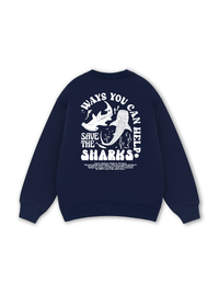 Ocean Save The Shark Sweater