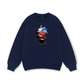 Handheld colorful rhinestone art heart Sweater