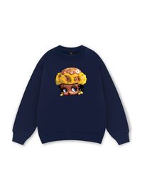 Flower Sun Knit Hat Cartoon Head Sweater