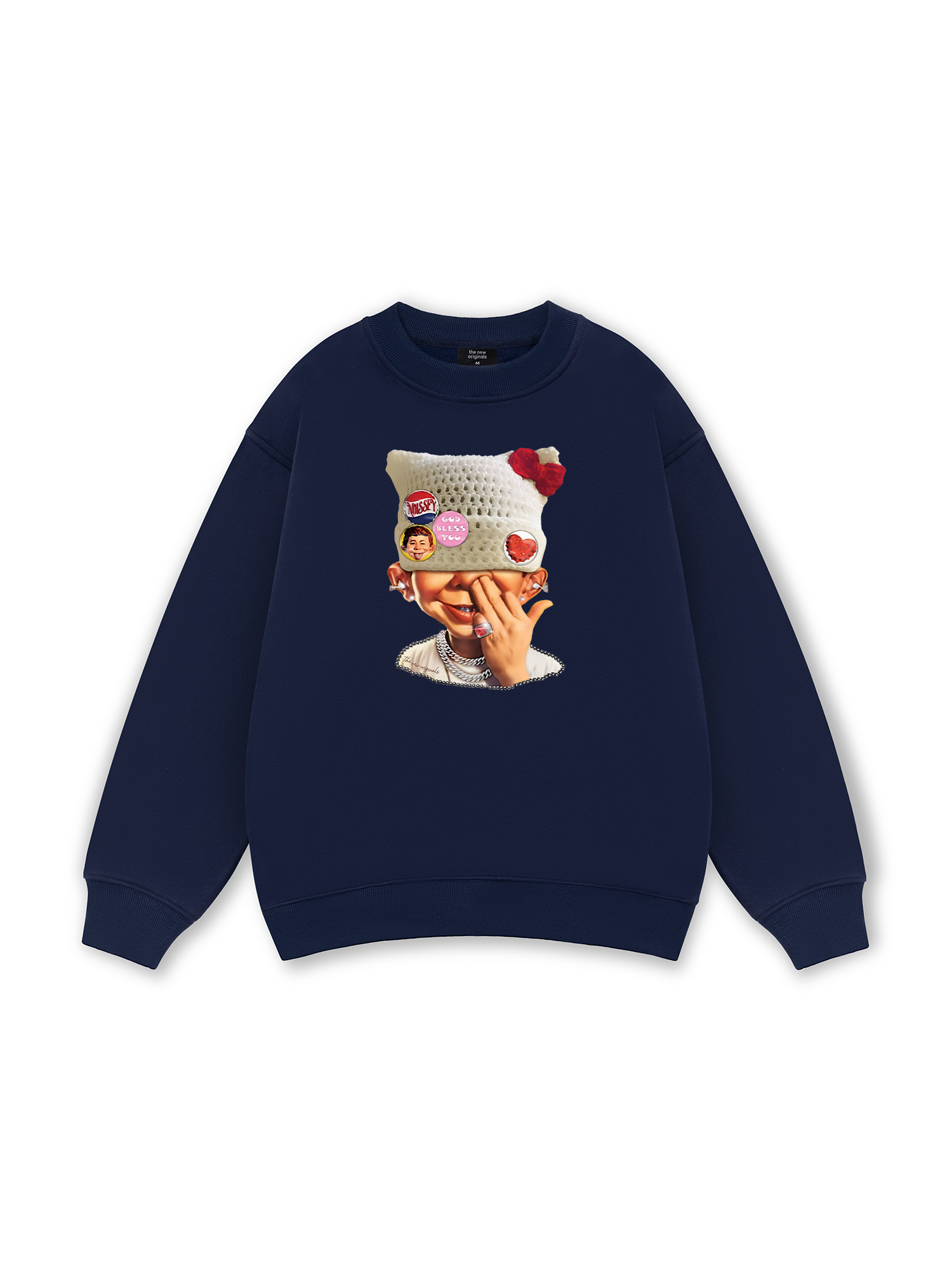 Badge DIY_ bad boy_s woolen hat Sweater