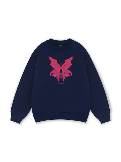 Pink Butterfly Sweater