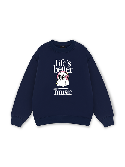 Life_s Better With Music Sweater