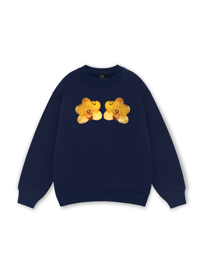 Flower Piercing Art Sweater