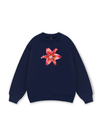 Pearl Lily Flower Sweater