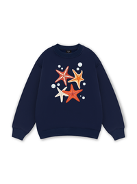 Ocean Orange StarFish  Sweater