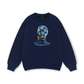 Blue Daisy Hairstyle Sweater