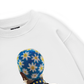Blue Daisy Hairstyle Sweater